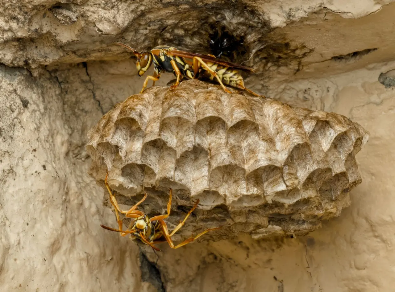 Wasp Nest Removal from Walls